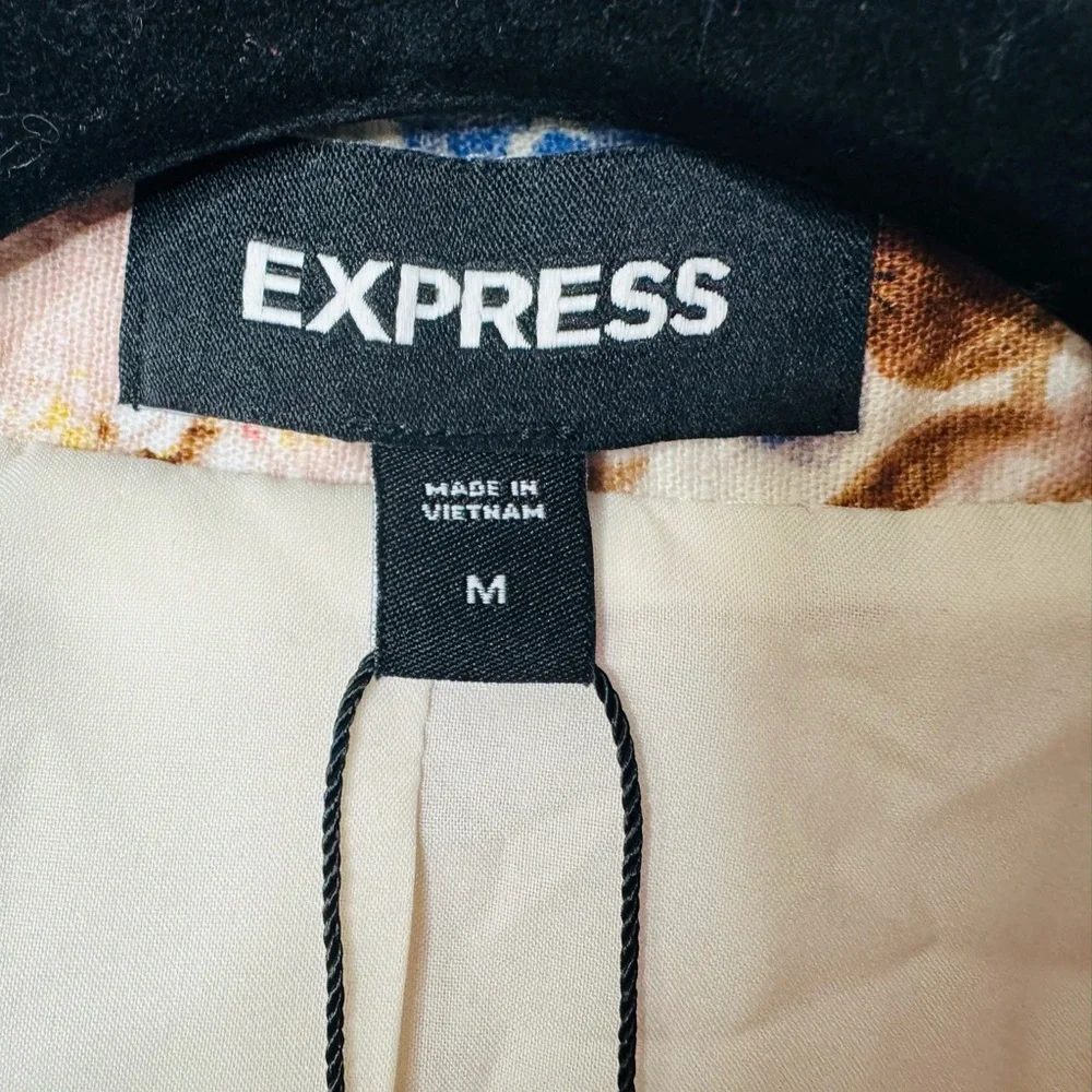 EXPRESS Black,Pink& Cream colors blazer - Picture 5 of 7